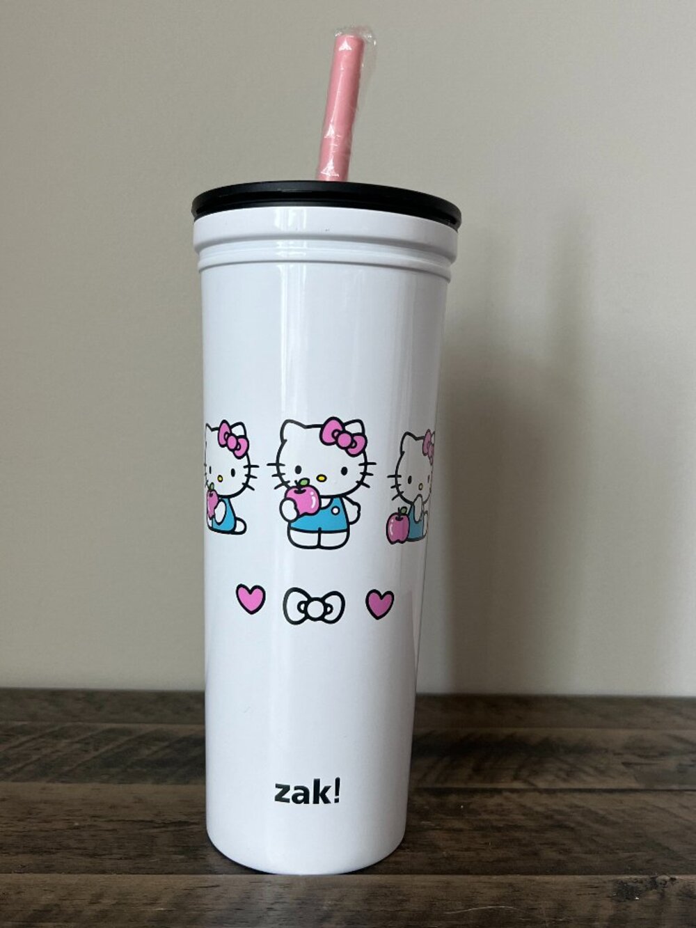 Hello Kitty Zak! Designs 23 oz Stainless Steel Tumbler NWT
